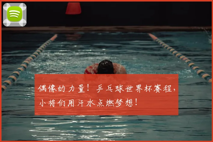 偶像的力量！乒乓球世界杯赛程，小将们用汗水点燃梦想！